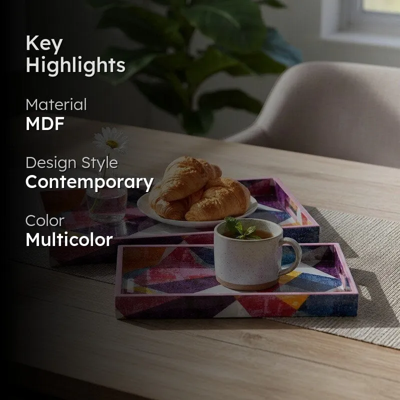 DineCraft Serving Tray - Set of Two media 2