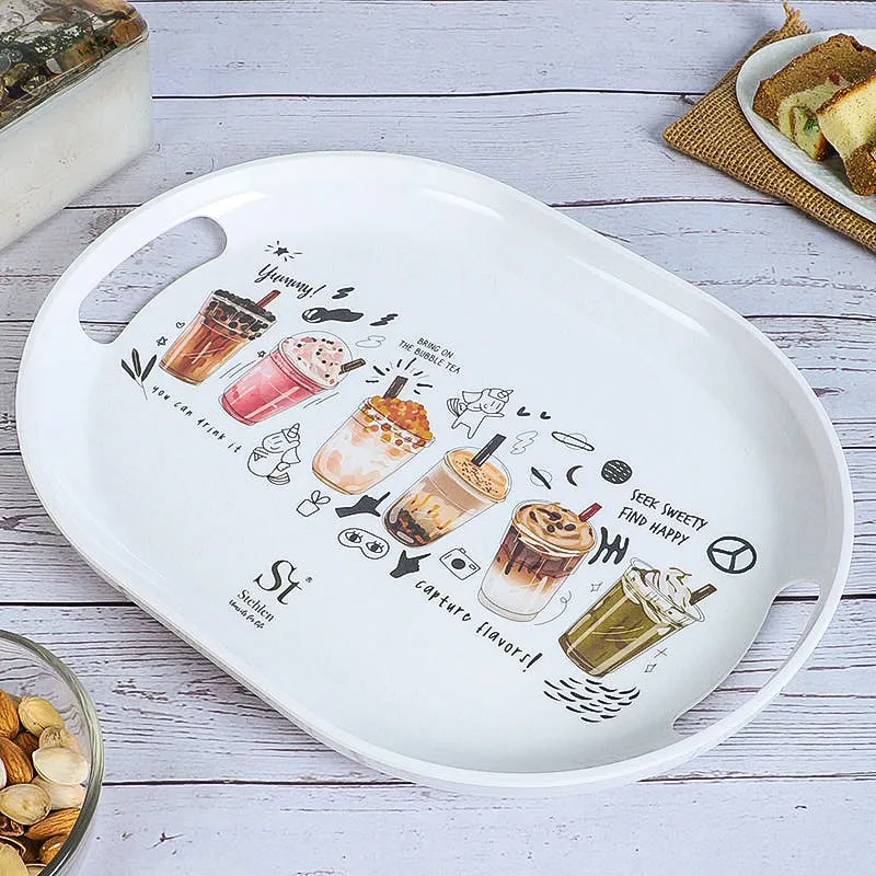 Boba Party Melamine Serving Tray media 4