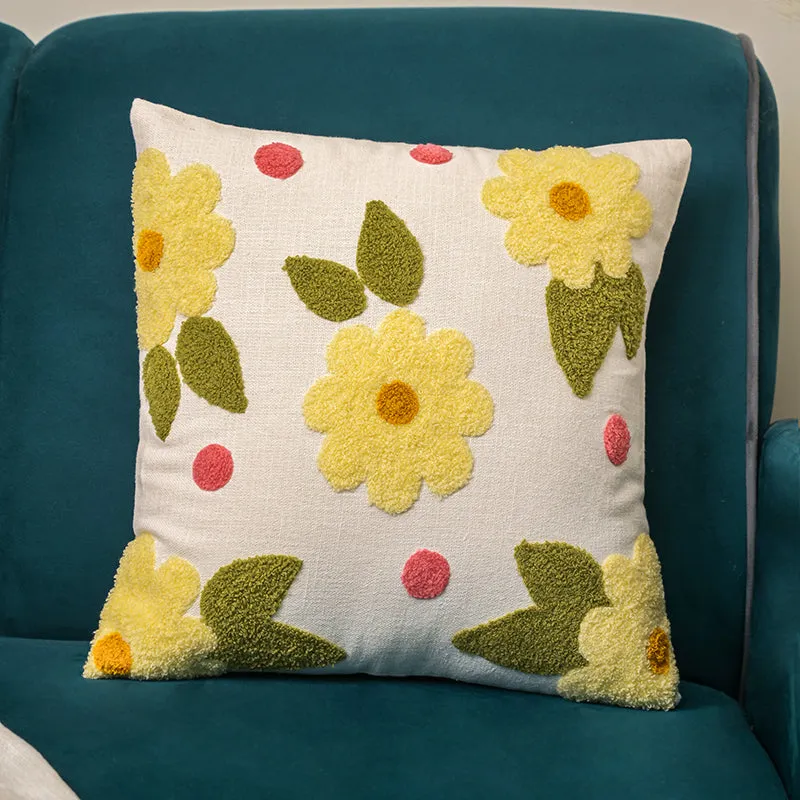 Petal Fluff Tufted Cushion Cover media 2