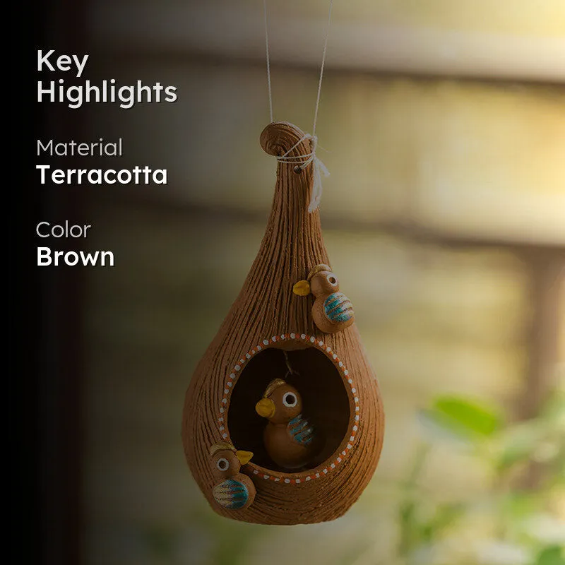 Vanapriya Terracotta Bird Feeder media 2