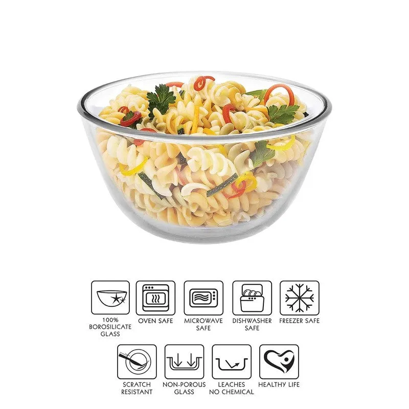 Selvina Glass Mixing Bowls(800 mL Each) - Set Of Two media 7