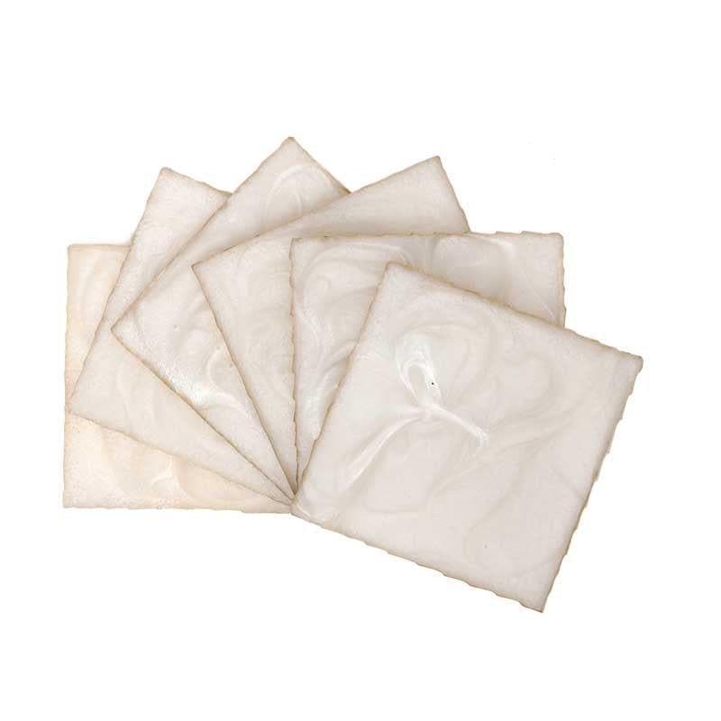 Marble Swirl Coaster (Cream) - Set Of Six media 4