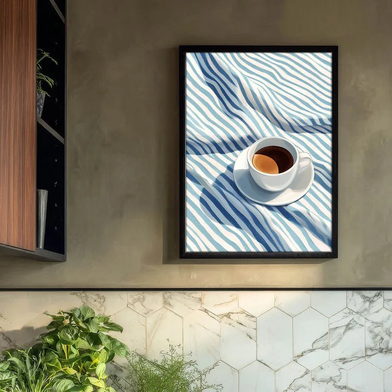 Coffee Couture Archival Canvas Wall Art - Black media 3