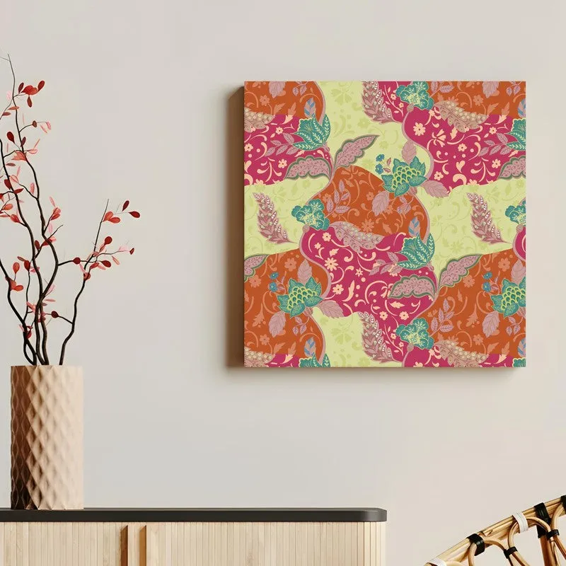 Folk Abstract Canvas Wall Art media 5