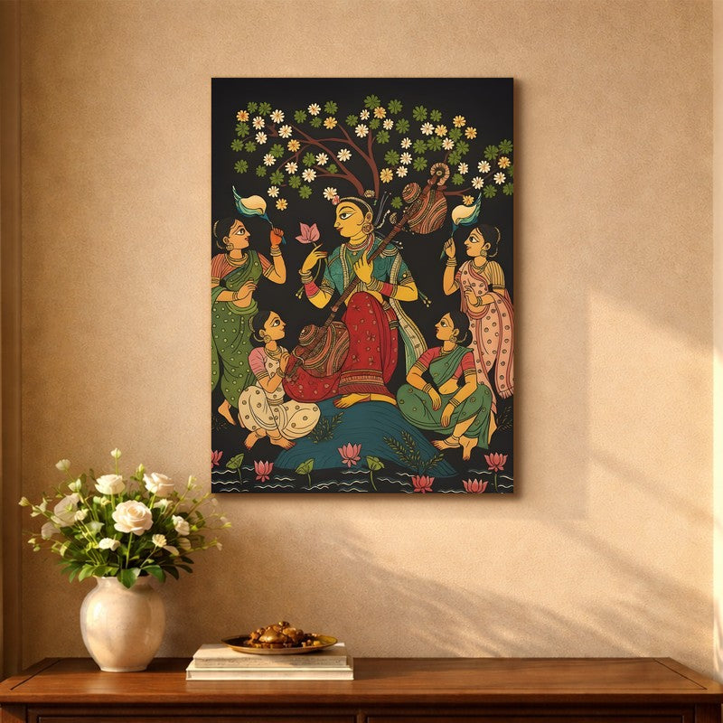 Royal Blossom Banquet Canvas Wall Art & Paintings media 5