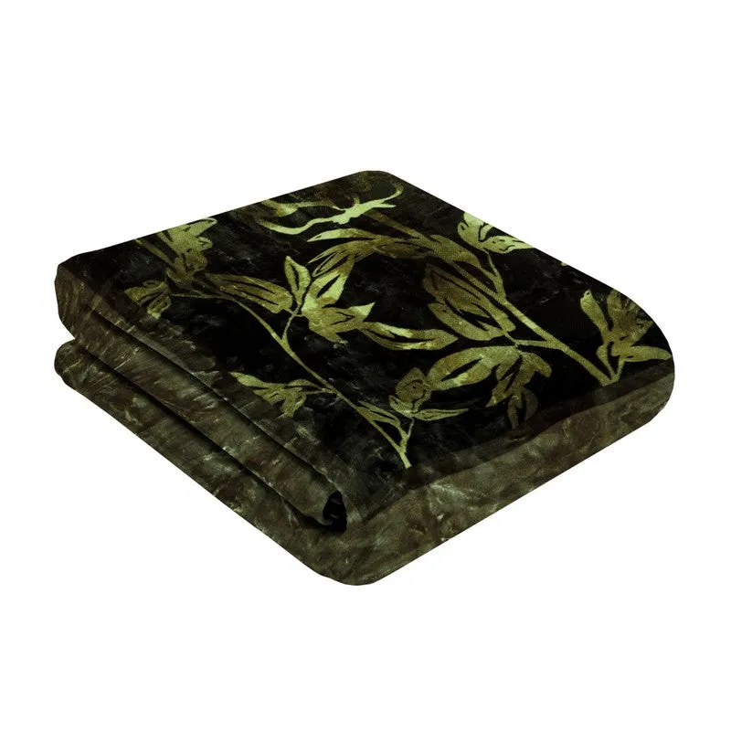 Monte Carlo Enchanted Forest Blanket (Olive Green)- 1022 GSM media 6
