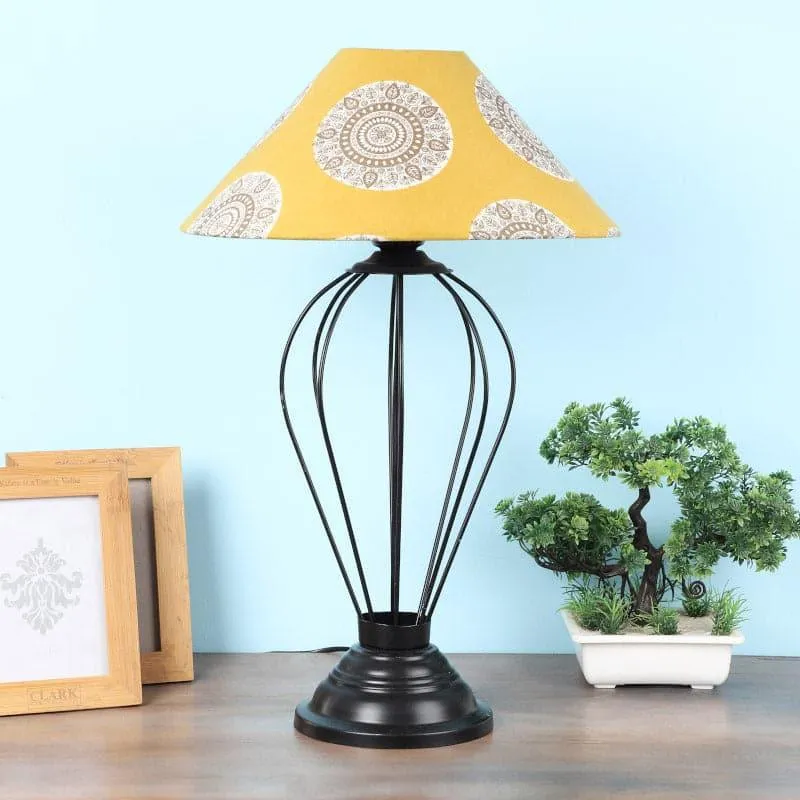 Mandala Merry Maximus Fabric Table Lamp - Yellow media 3