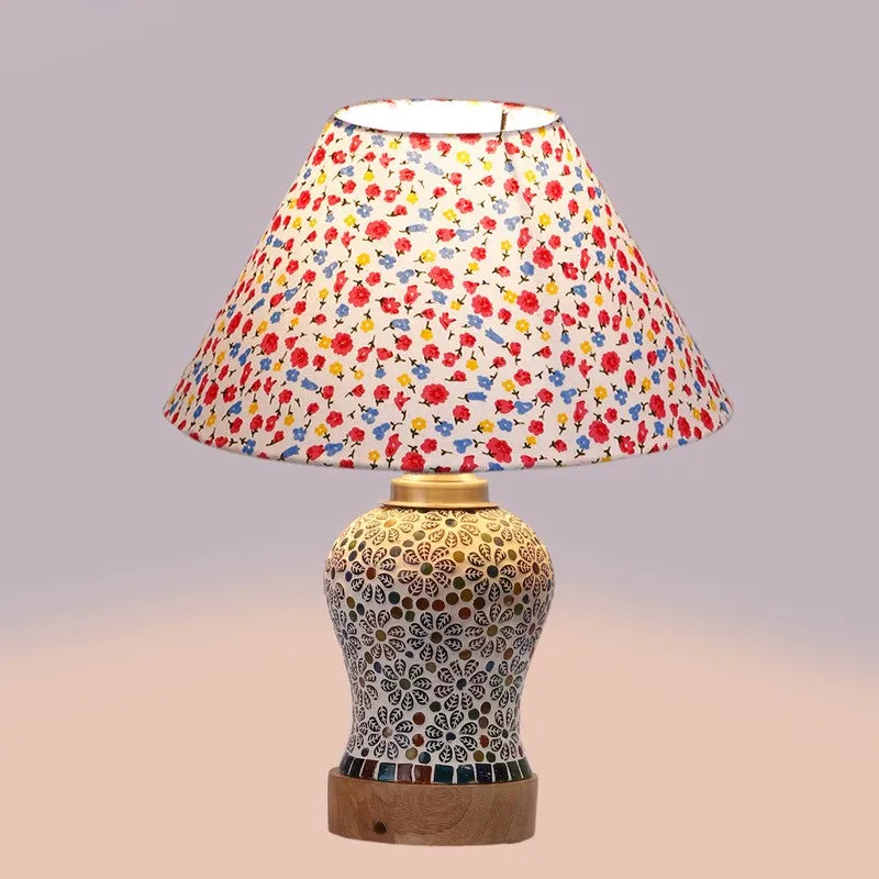 Santora Fleura Arbor Wooden Table Lamp - Multicolor media 5