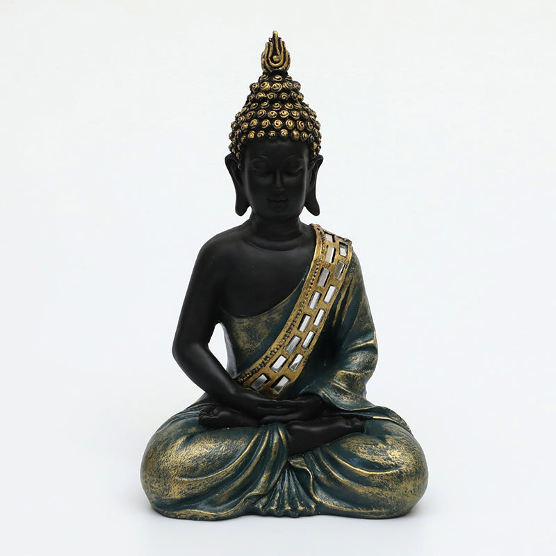 Gautama Buddha Idol - Green image 3