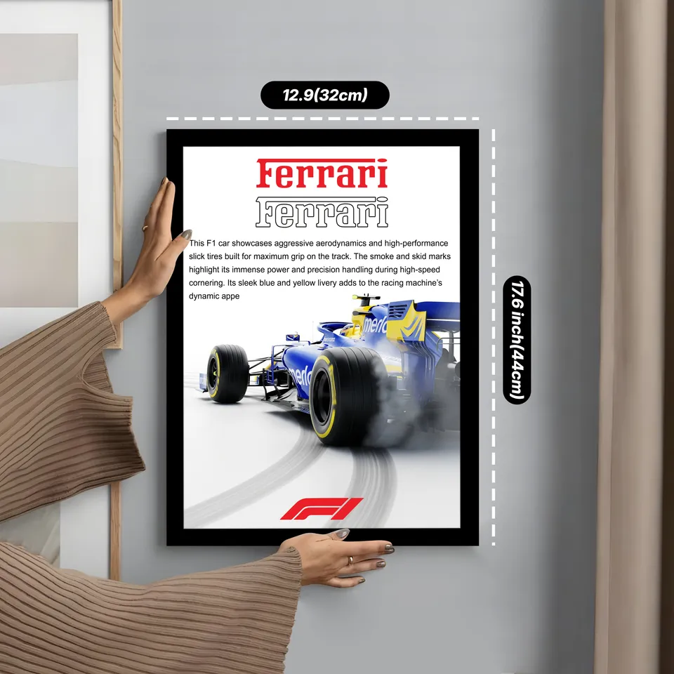 Ferrari on Track Wall Art & Painting media 2