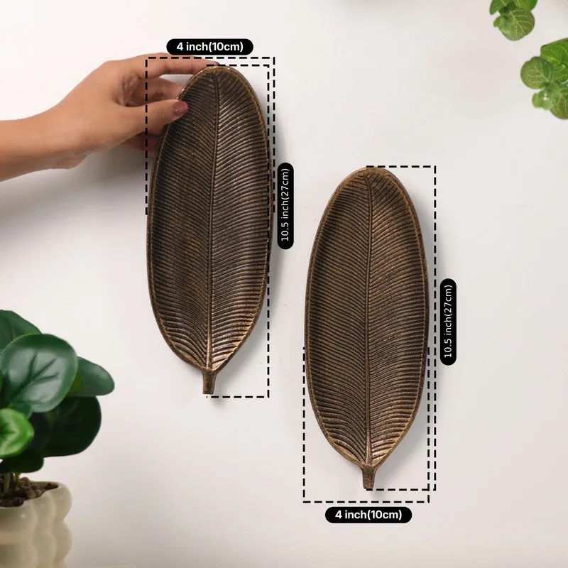 Artlyn MDF Wall Accent (Brown) - Set Of Two - 5