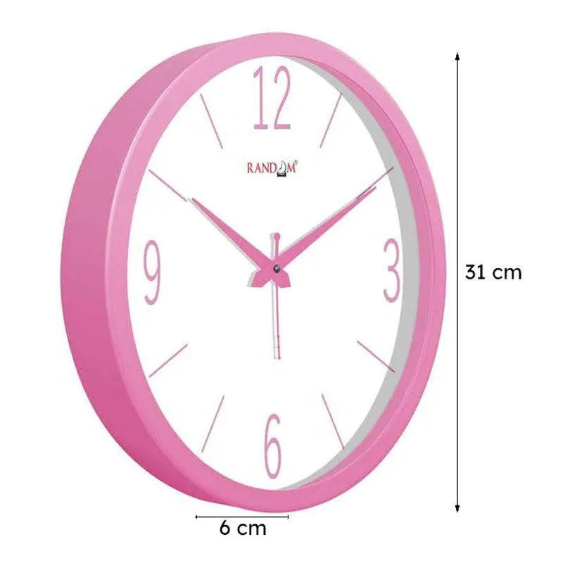 Polly Modern Wall Clock - Pink media 6