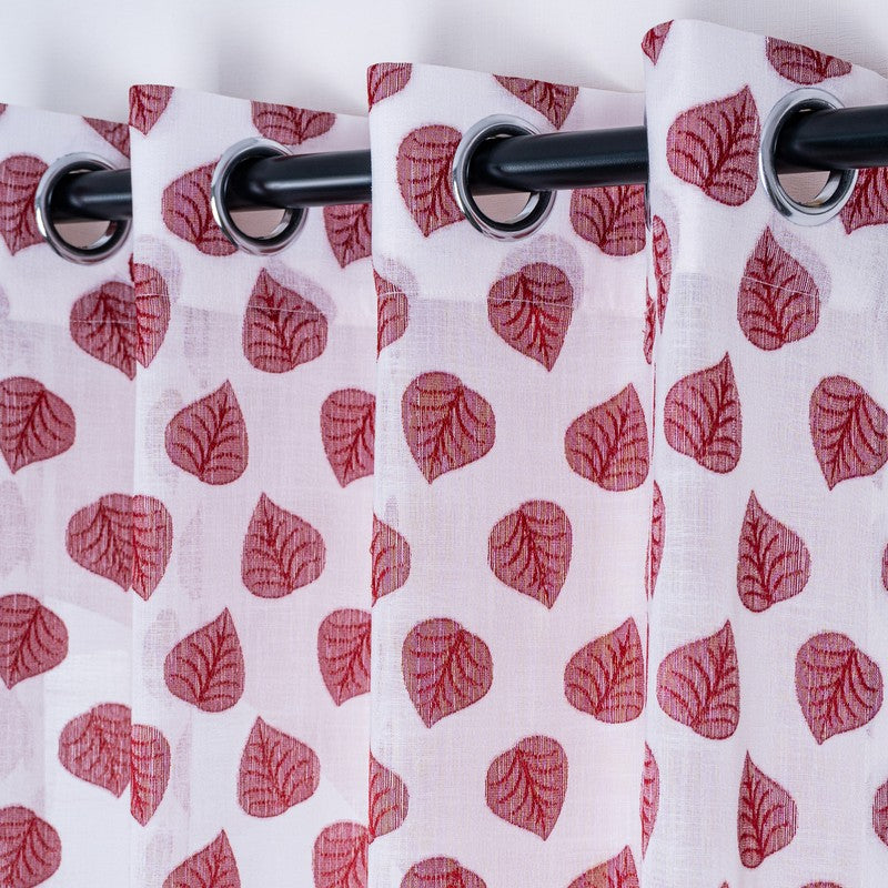 Zyflora Elegant Floral Curtain - Set Of Two media 7