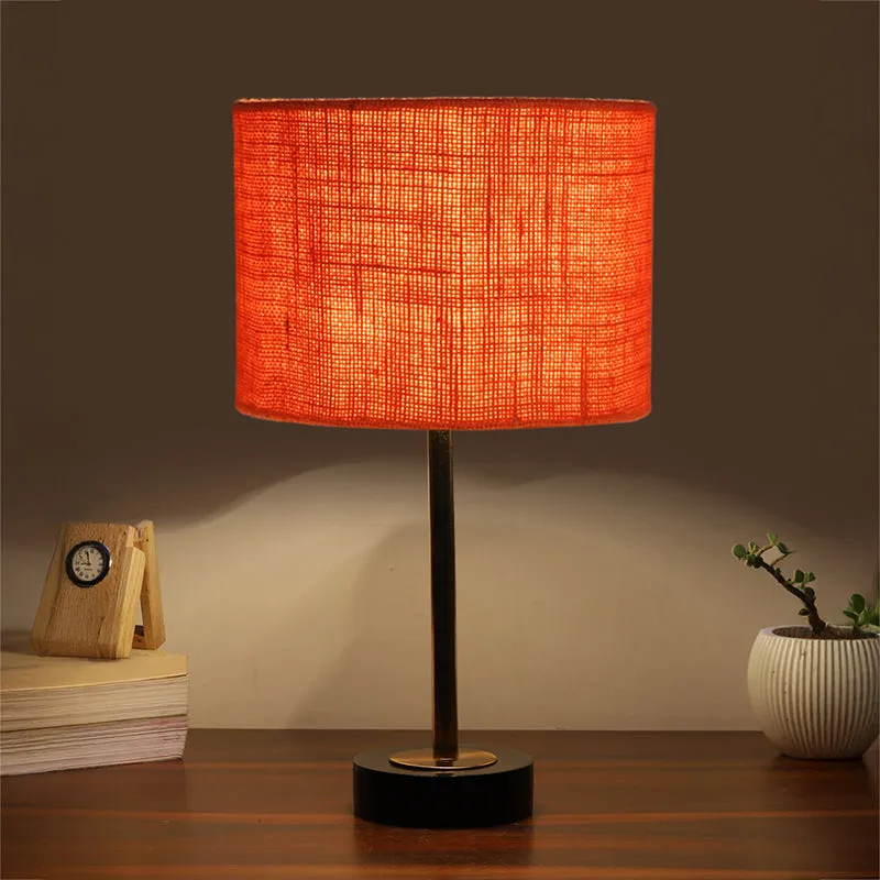Sienna I Rodin Wooden Table Lamp - Orange,Gold,Black media 1