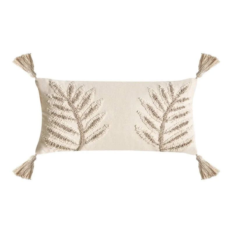 Earth Weave Embroidered Cotton Cushion Cover - Set of Two media 5