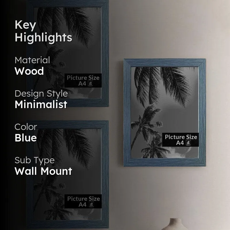 Arabella Photo Frame (Blue) - Set of Three media 2