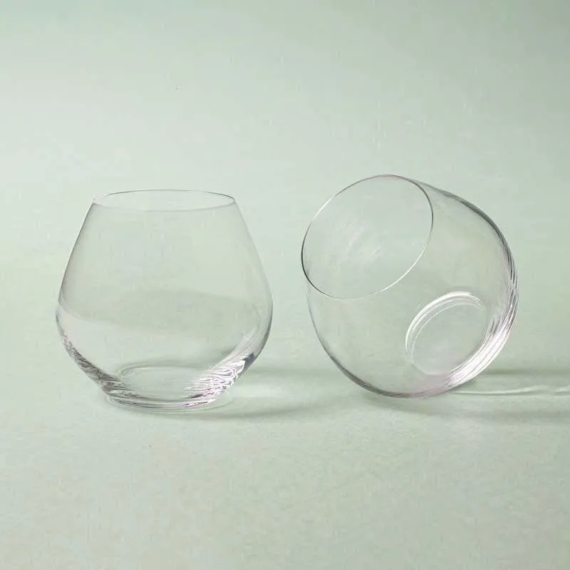 Cooper Bohemia Crystal Red  Whiskey Glasses (580 mL) - Set Of Two media 5