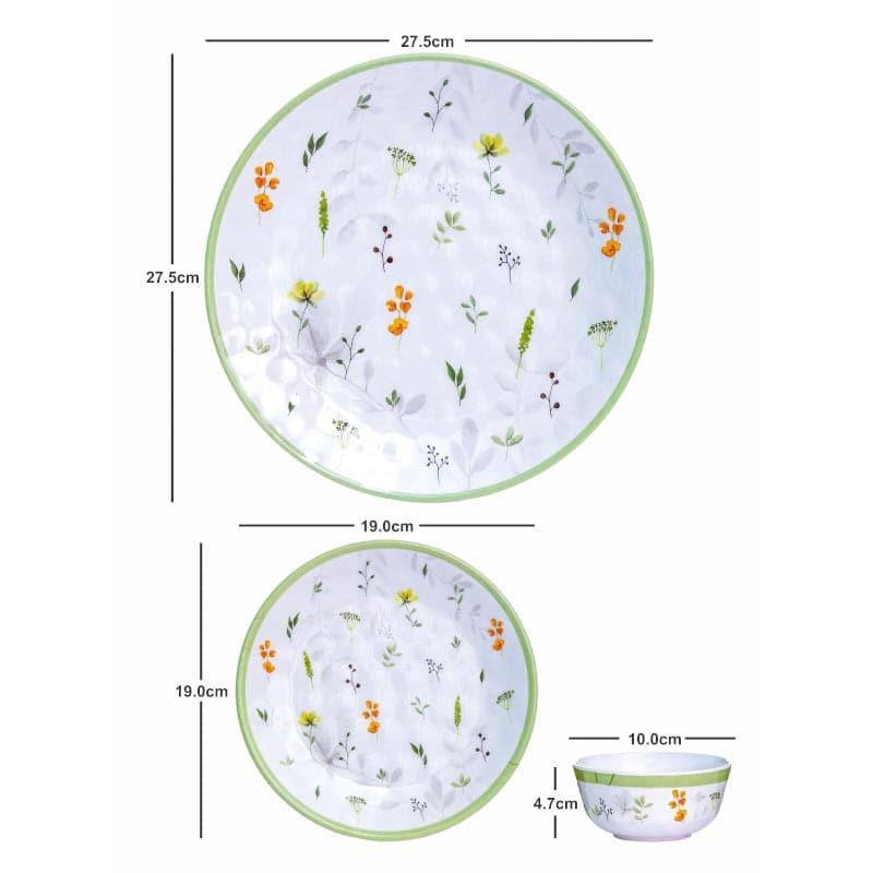 Servewell Floria Melamine Dinner Set - Twelve Piece Set media 4