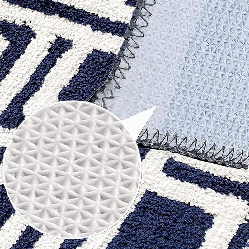 Luxe Plush Micro Fiber Runner Rug - Blue media 6