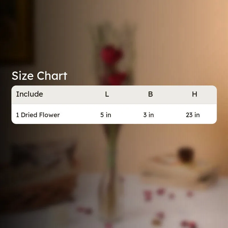 Roseair Artifcial Flower With Glass Vase media 6