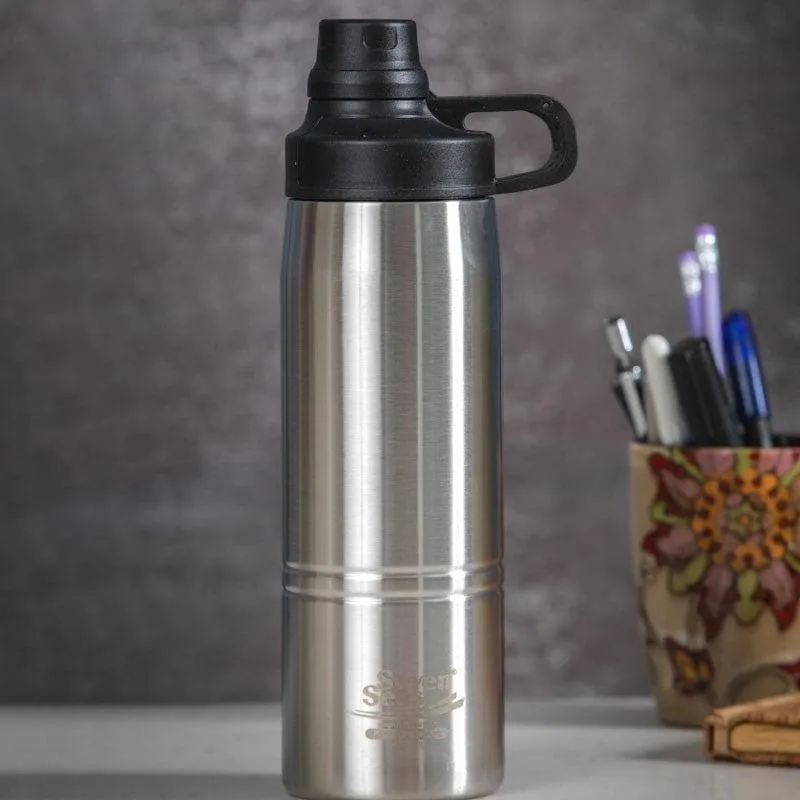 Kaizen Vaccum Steel Water Bottle - 600 mL media 1