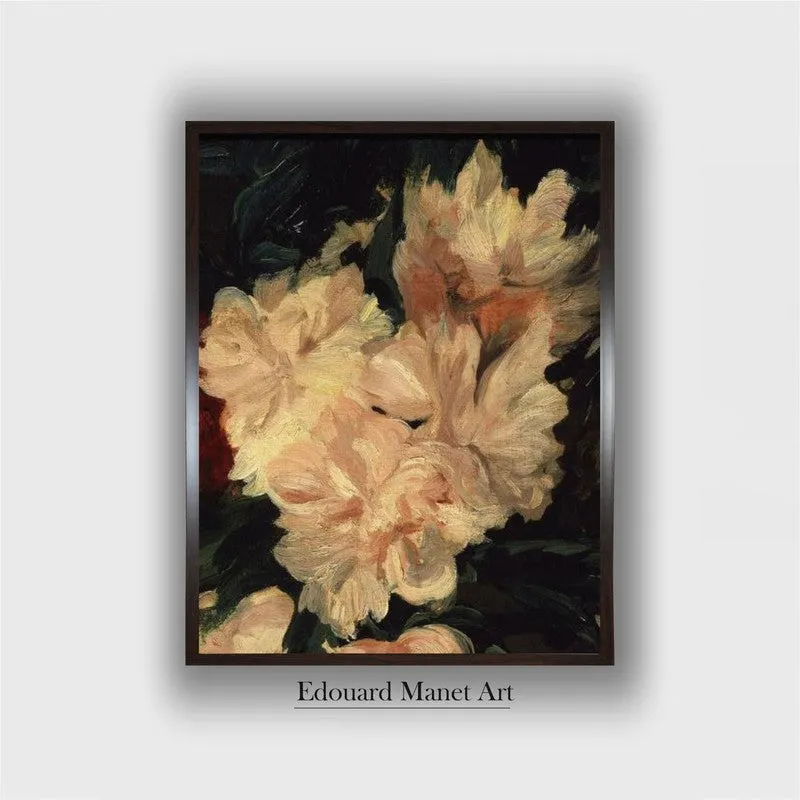 Peonies from Vase De Pivoines Sur Piedouche 1864 Canvas Wall Painting media 3