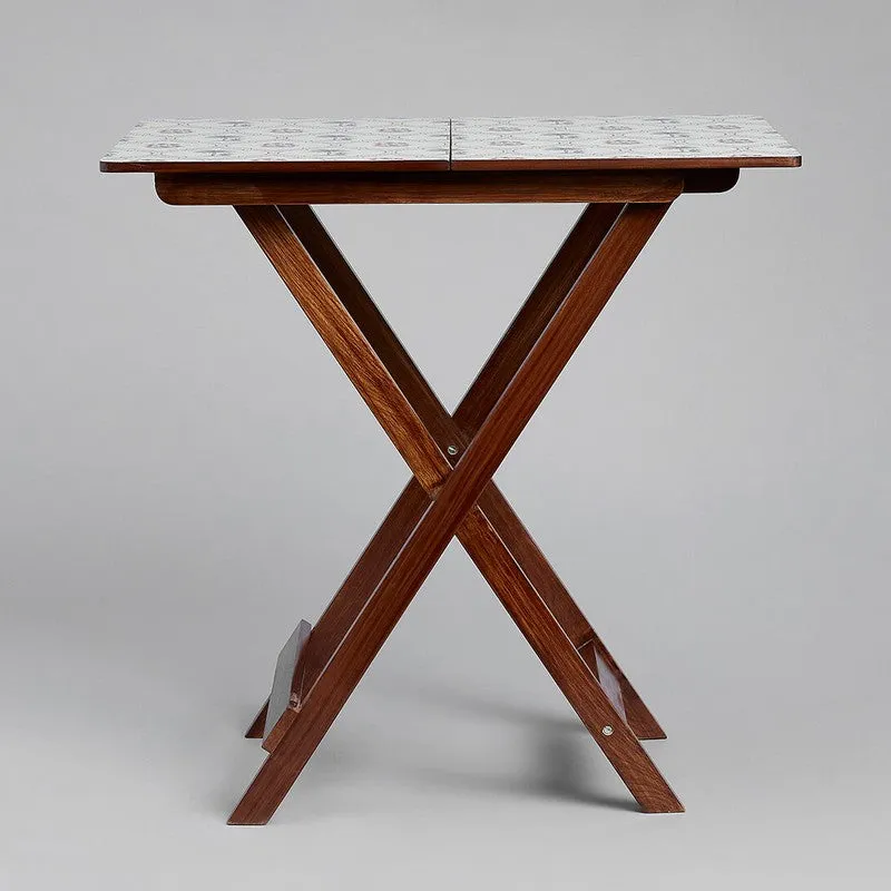 India Circus Wood Tropic Folding Side Table media 6