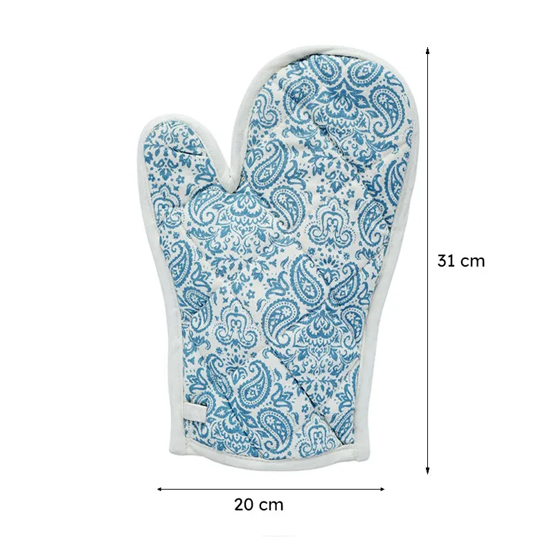Swayam Tapsi Kitchen Gloves (Blue) - Set Of Two media 9