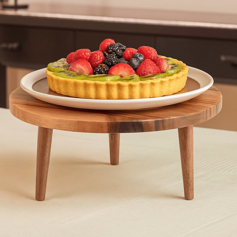 Spesh Acacia Wood Round Platter