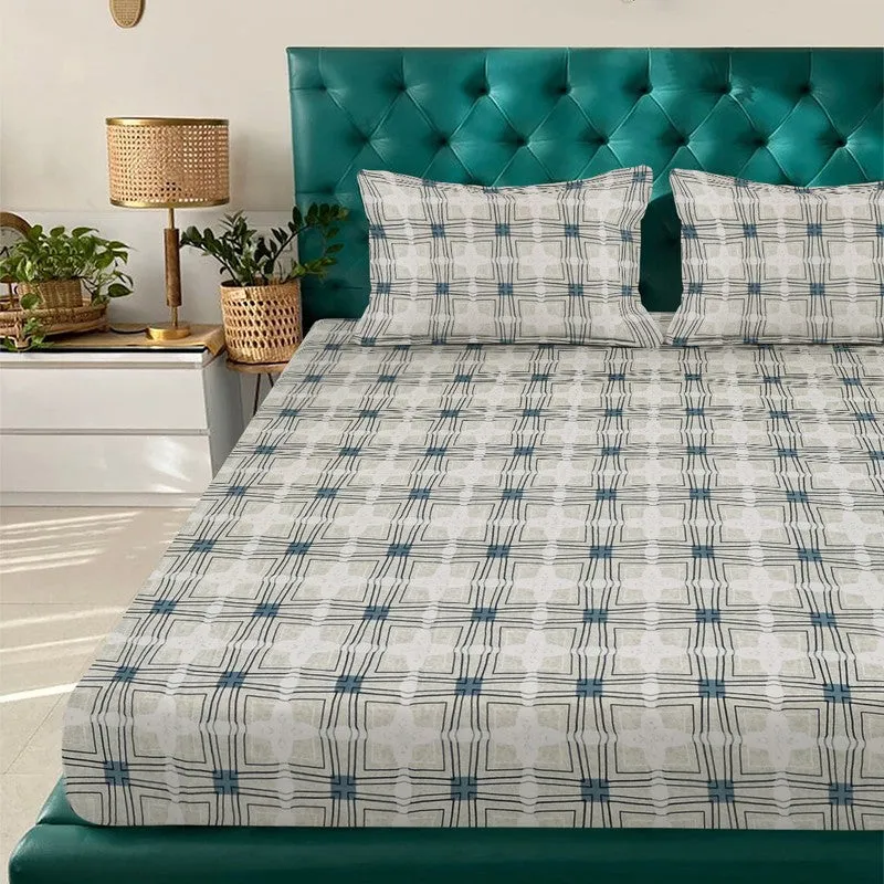 CheckWillow Bedsheet - 300 GSM media 3