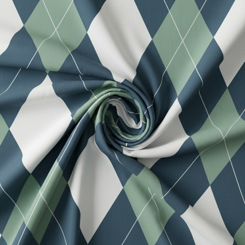 Anahi Grid Microfiber Bedsheet - 125 GSM media 5