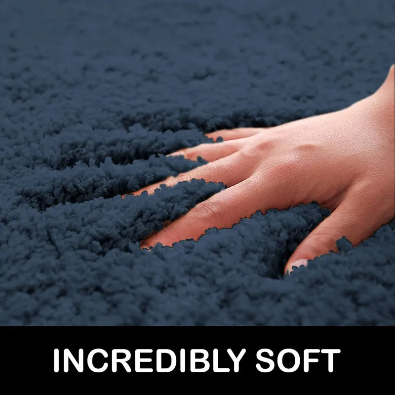 Nuo Luxe Micro Fiber Area Rug - Navy Blue media 4
