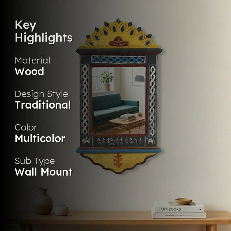 Raamya Handcrafted Jharokha Mirror media 2