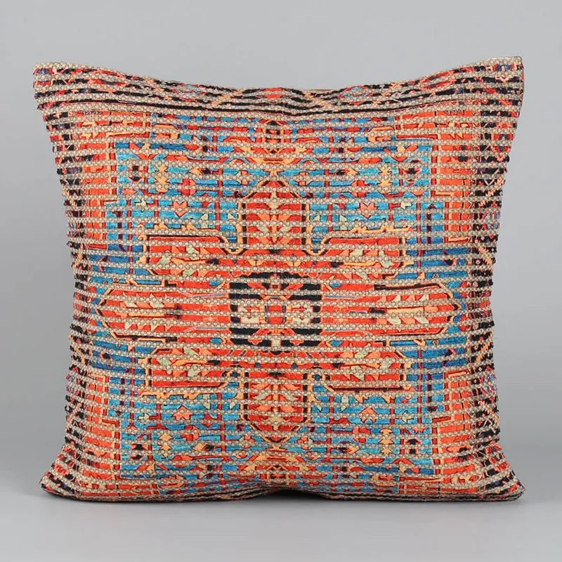 India Circus Desi Colors Tufted Cotton Cushion Cover - Set Of Two media 3