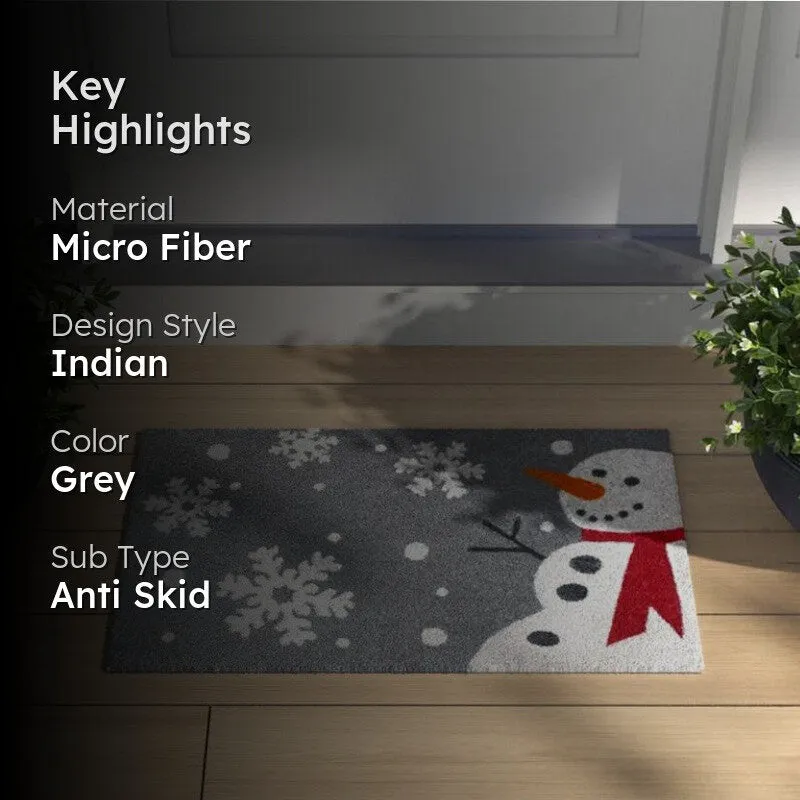 Snowman Cheer Winter Micro Fiber Door Mats media 2