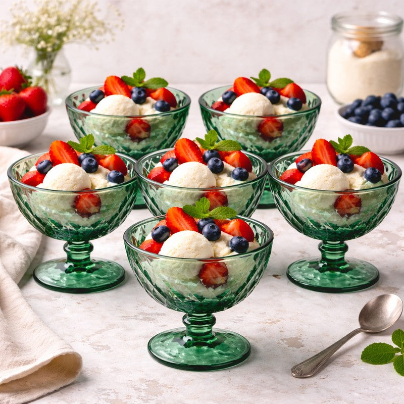 Clayra Dessert Bowls (300 mL Each) - Set Of Six - 300 ML