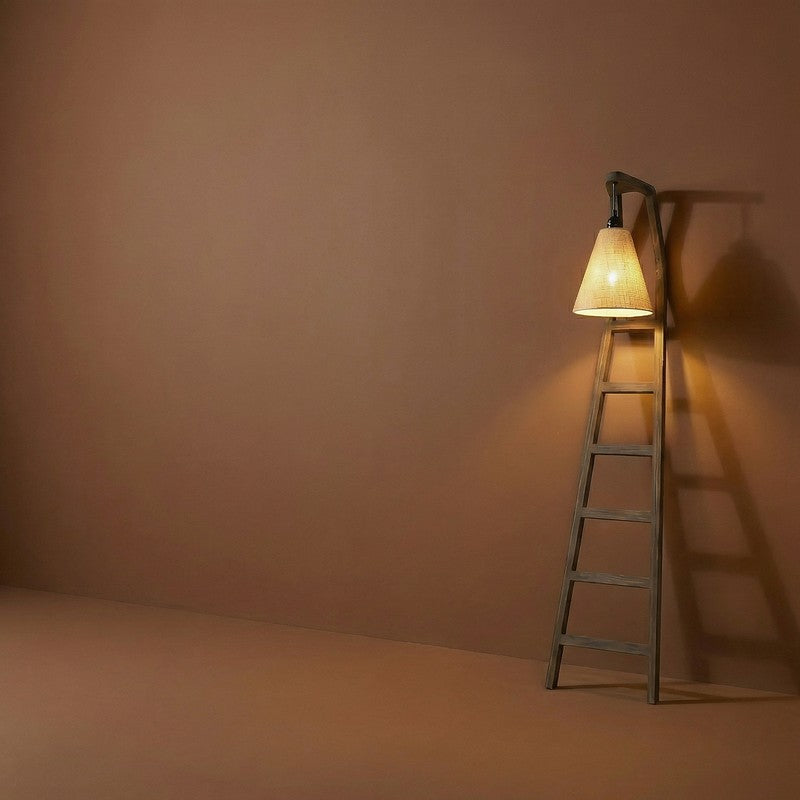 PureLume Wooden Floor Lamp - Brown media 7