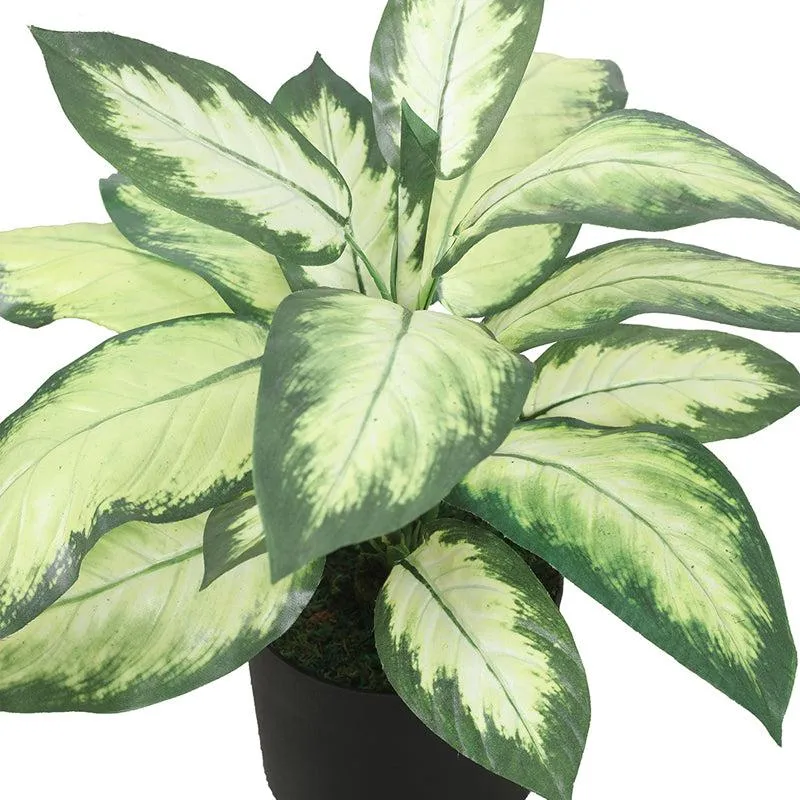 Serene Sprout Artificial Plant With Black Plastic Pot media 6