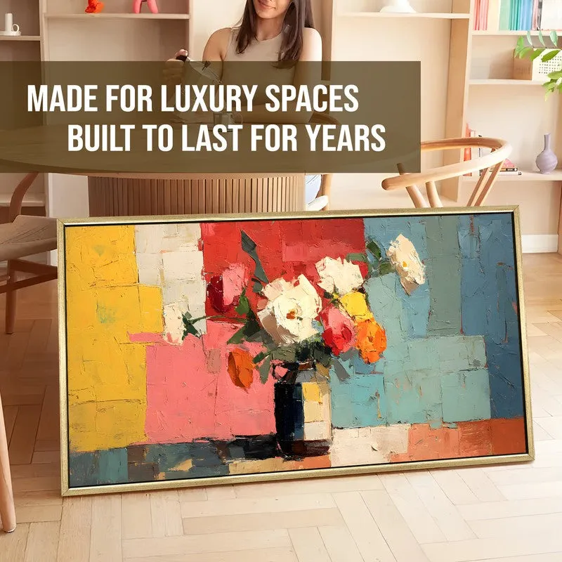 Florique Canvas Wall Painting With Frame media 5