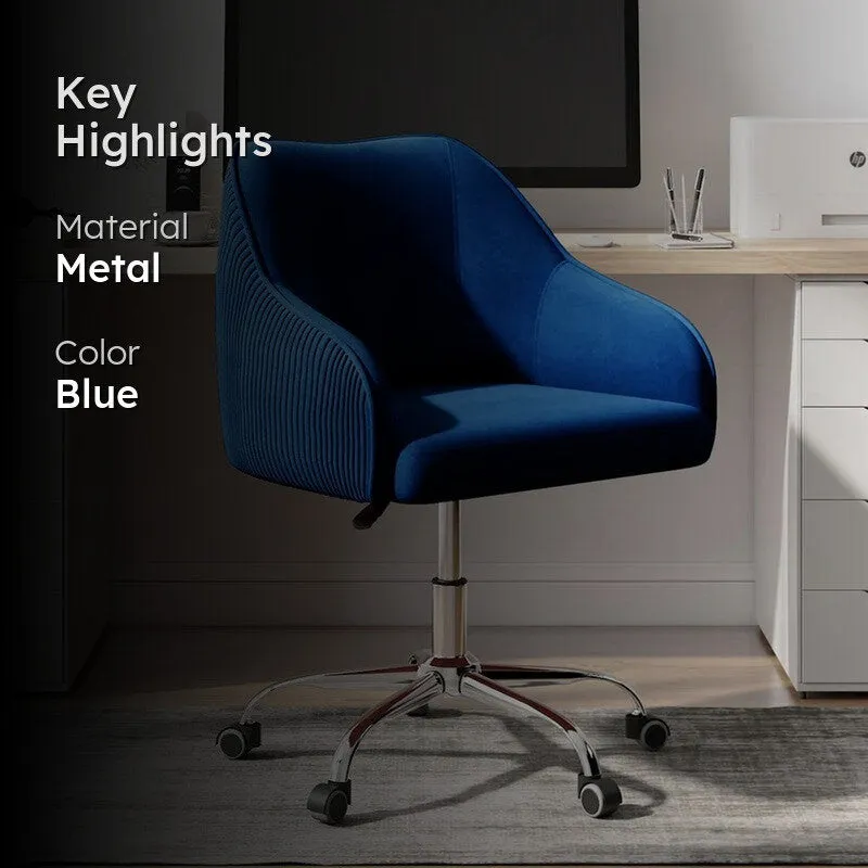Seatron Metal Office Chair - Blue media 2