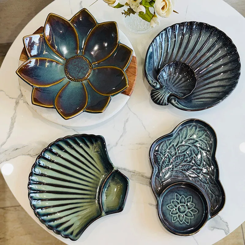 Tesora Ceramic Platter Set - Four Piece Set media 4