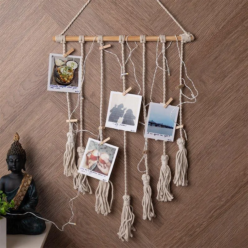 Morly Macrame Photo Hanger media 1