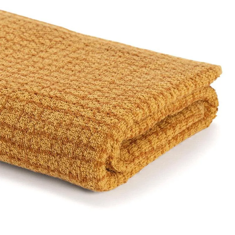 Madras Terry Cotton Bath Towel - Yellow media 3