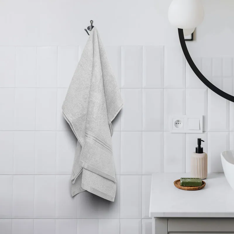 Micro Cotton LuxeDry Solid Bath Towel - White media 1