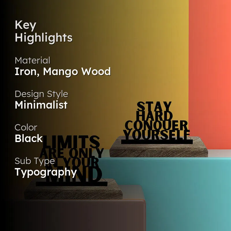 Conquer Limits Showpiece - Set Of Two media 2