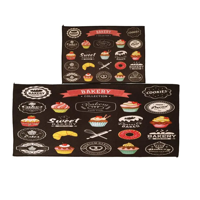 Home Bake Kitchen Nylon Runner Rug - Set Of Two media 5