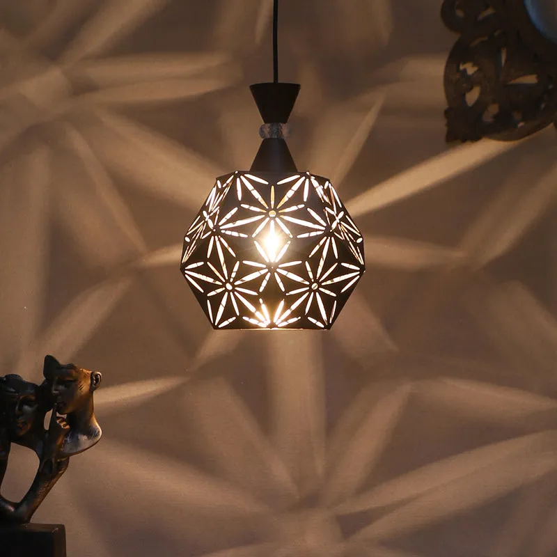 Intrica III Iron Ceiling Lamp media 1