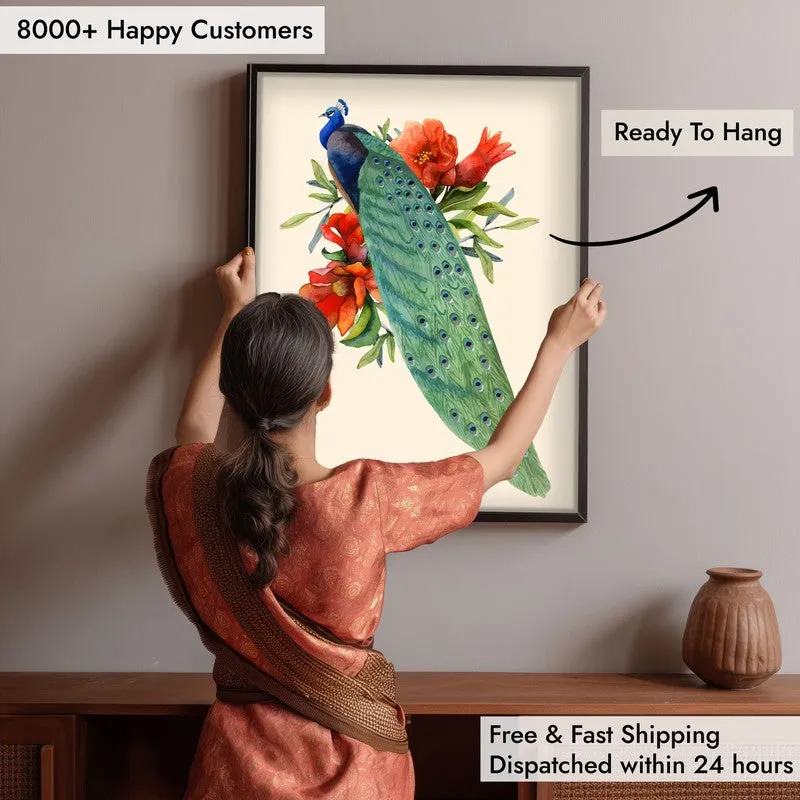 Mayura Halo Archival Paper Wall Art With Frame media 7