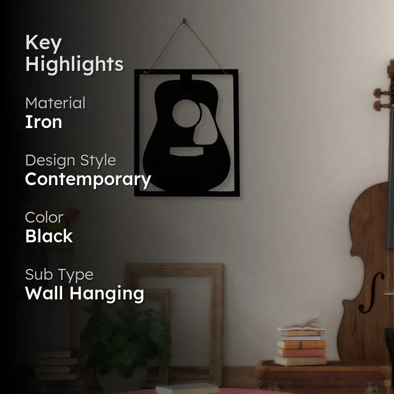 Lines Of Guitar II Iron Wall Accent media 2