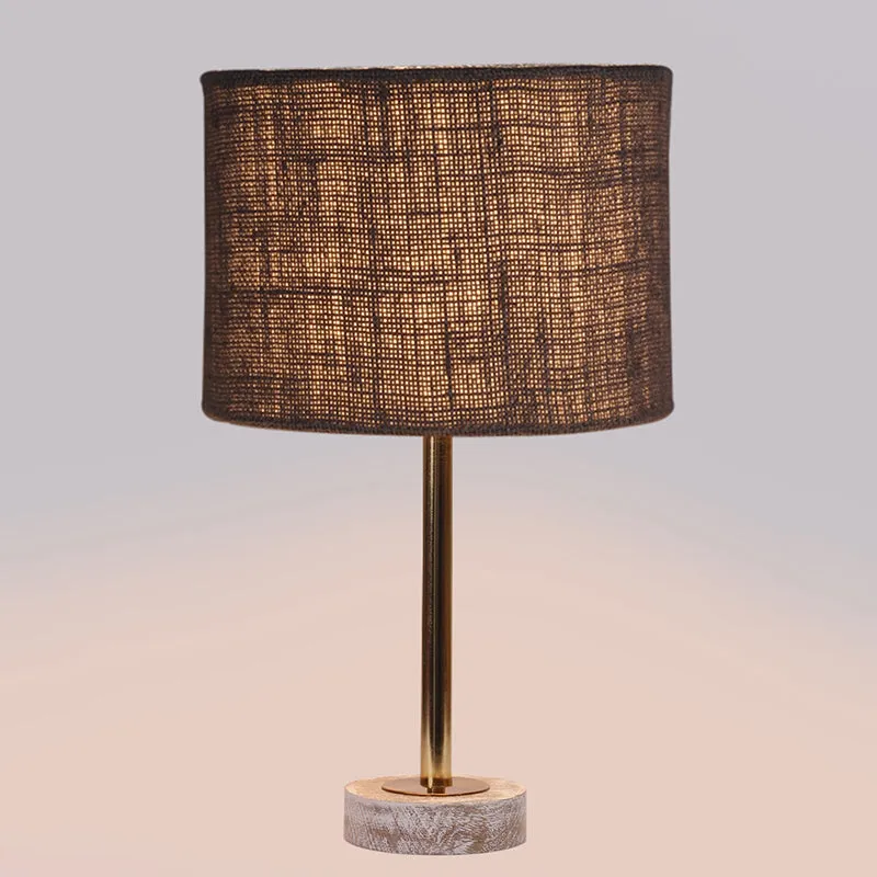 Sienna I Rodin Wooden Table Lamp - Grey,Gold,White media 5